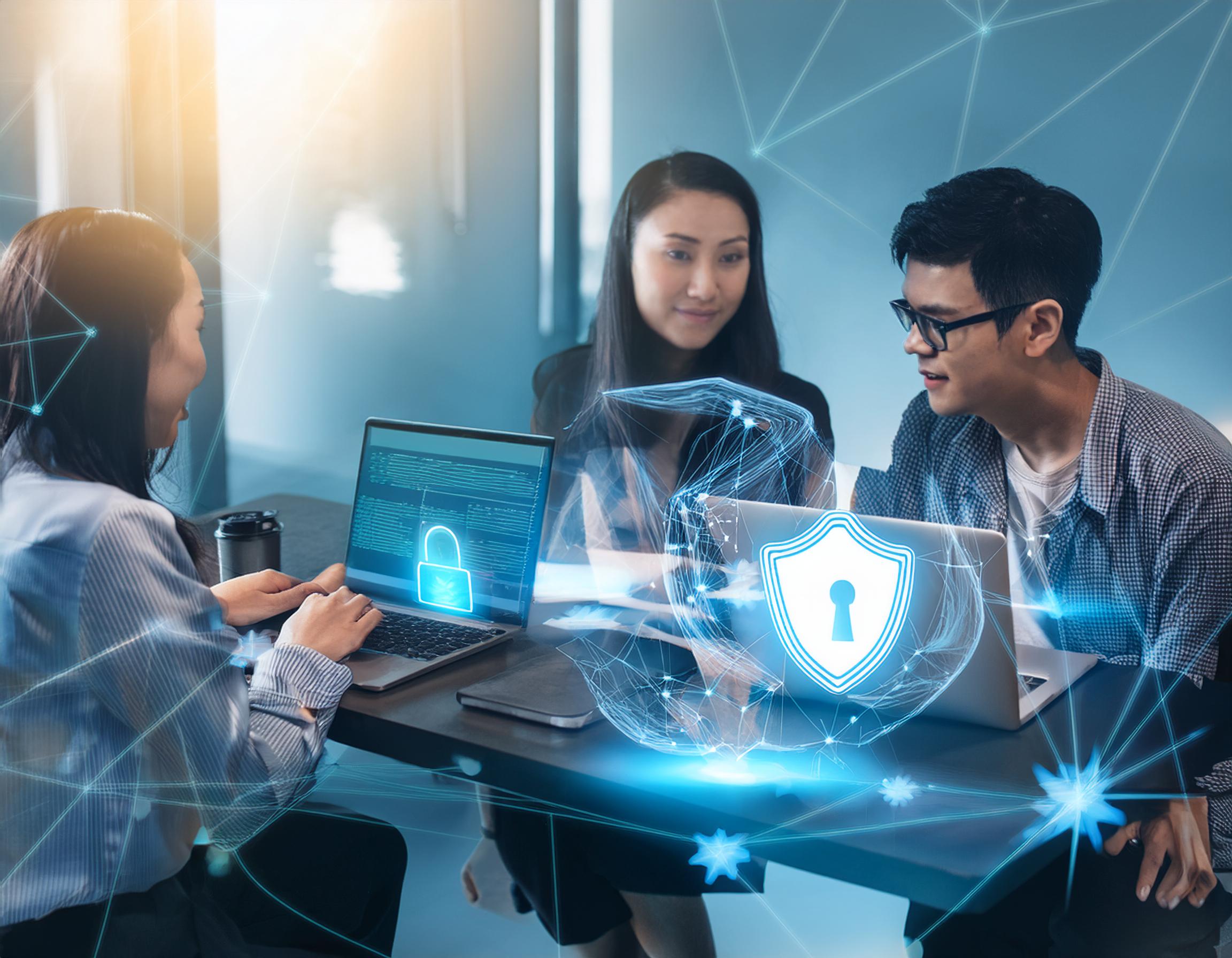 Modern cybersecurity operations office