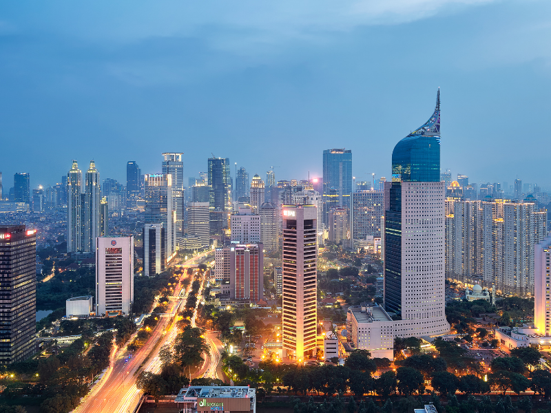 Indonesia skyline